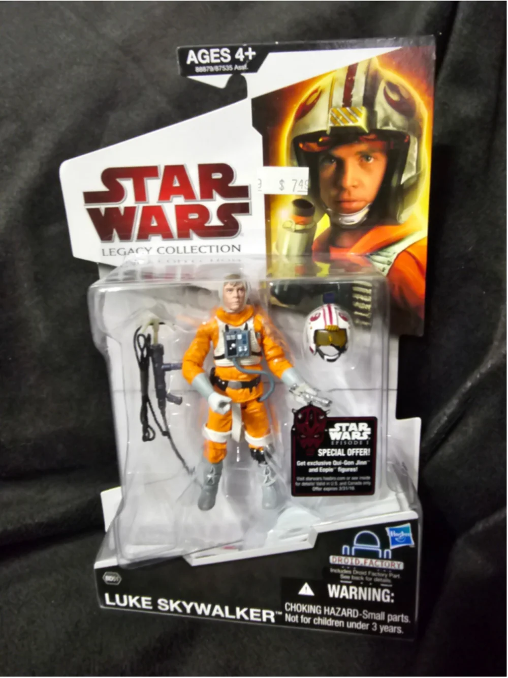 Boys Hasbro Star Wars Luke Skywalker Action Figure One Size Orange White